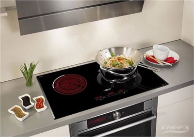 Bếp Điện Từ Chefs EH-MIX333 Bếp hai vùng nấu, Công suất lớn, Thiết kế đẹp mắt