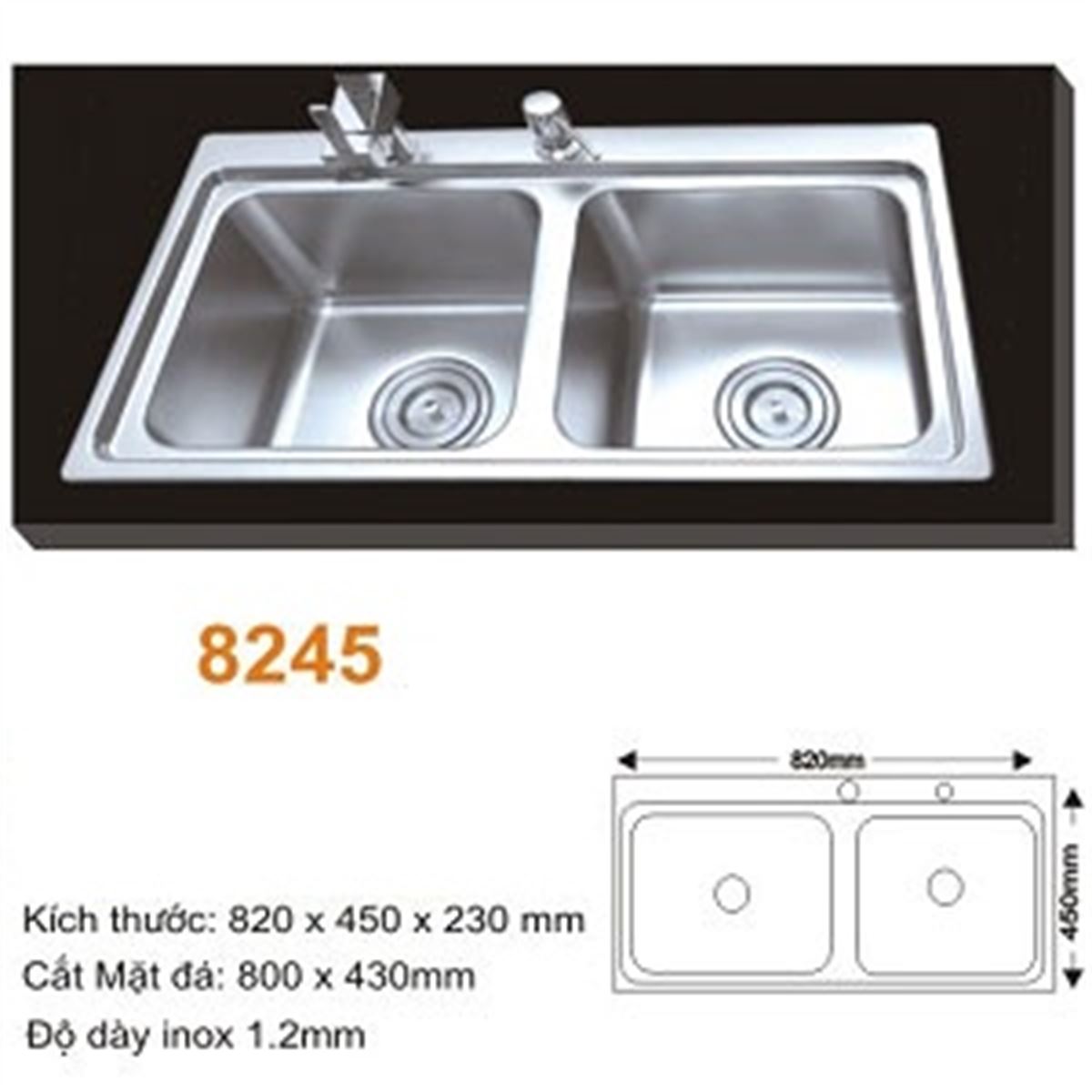Chậu Rửa Bát Topy - 8245