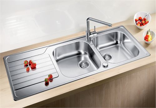 Chậu Rửa Bát Blanco DINAS 8 S Thiết Kế Hài Hòa, Khu Vực Rửa Rộng Rãi