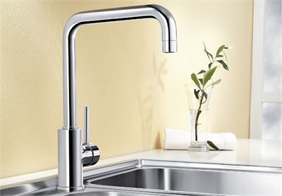 Vòi Rửa Bát Blanco Mili Chorme Kiểu Dáng Bắt Mẳt - Chất Liệu Sáng Bóng